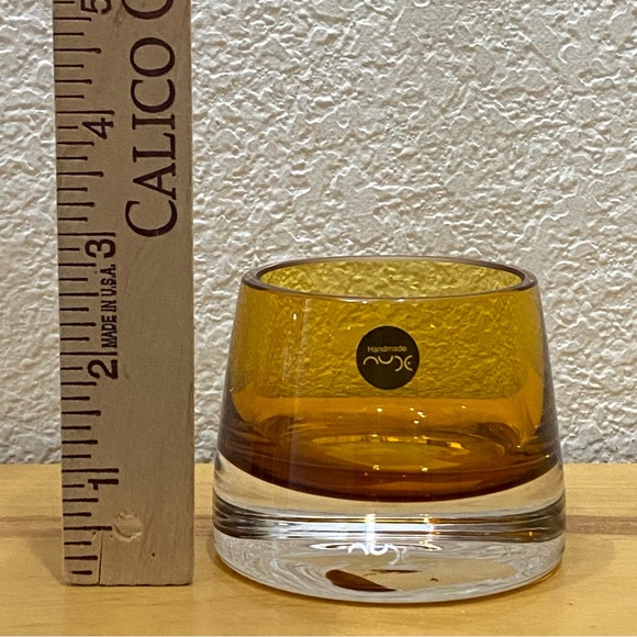 NUDE Joy Amber Small Votive Candle Holder - Picture 5 of 12